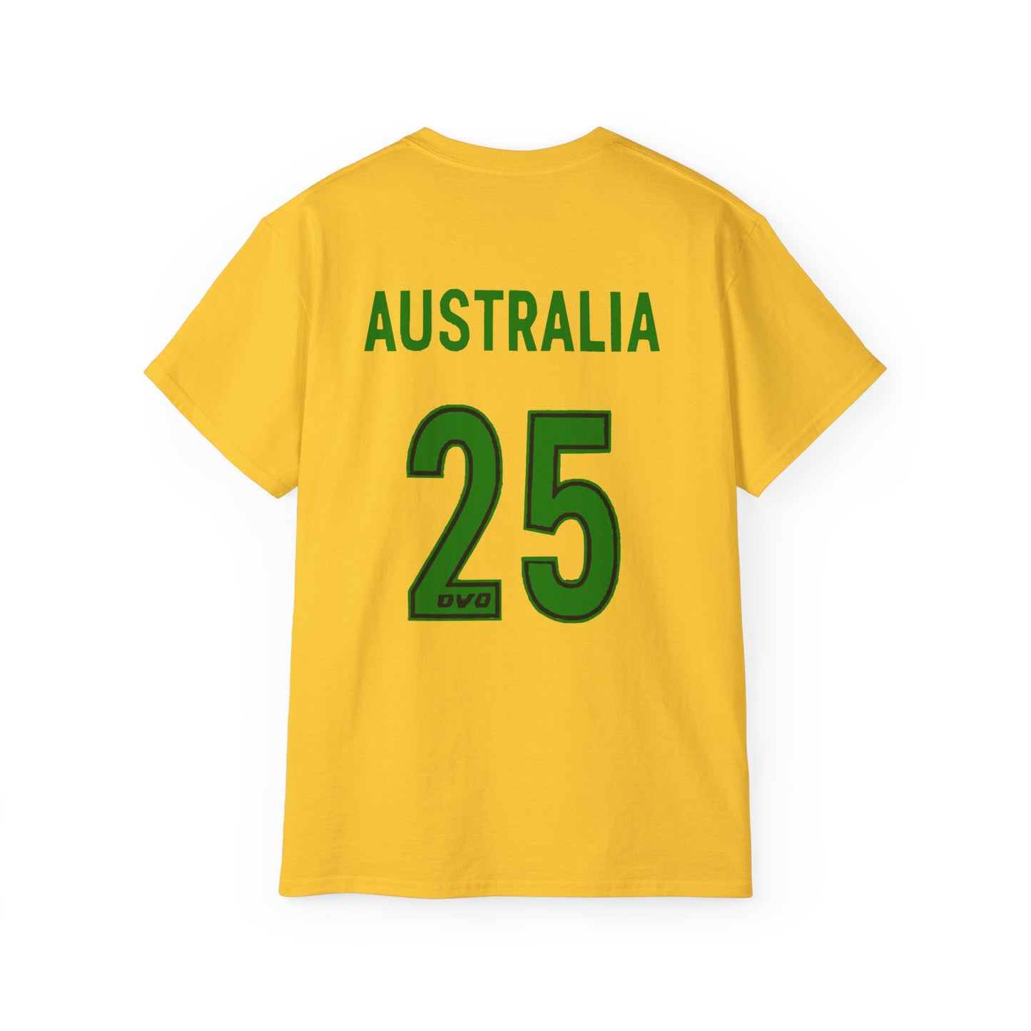 Anita Max Win 2025 Tour Merch | Australia 25 T-shirt (GOLD)