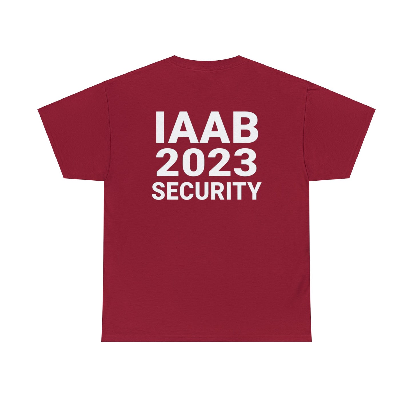 IAAB 2023-2024 Tour | It's All A Blur Tour Security T-Shirt - Heavy Cotton Quality | 5 Colors