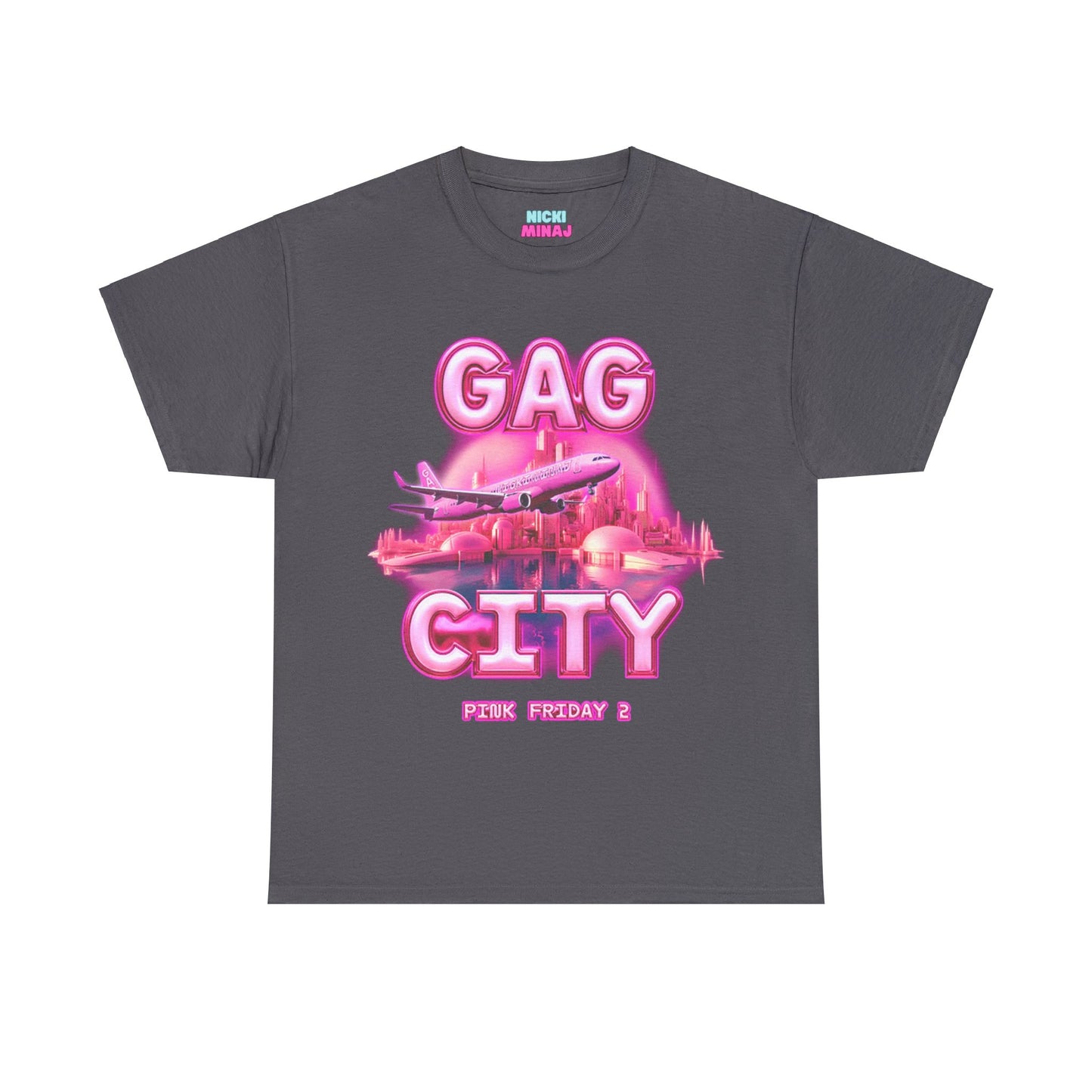 Nicki Pink Friday 2 World Tour | Gag City T-shirt | 5 Colors - Heavy Cotton Quality