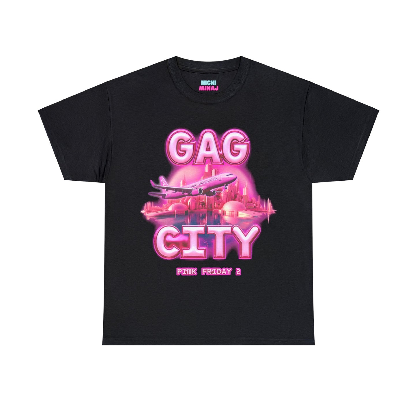 Nicki Pink Friday 2 World Tour | Gag City T-shirt | 5 Colors - Heavy Cotton Quality
