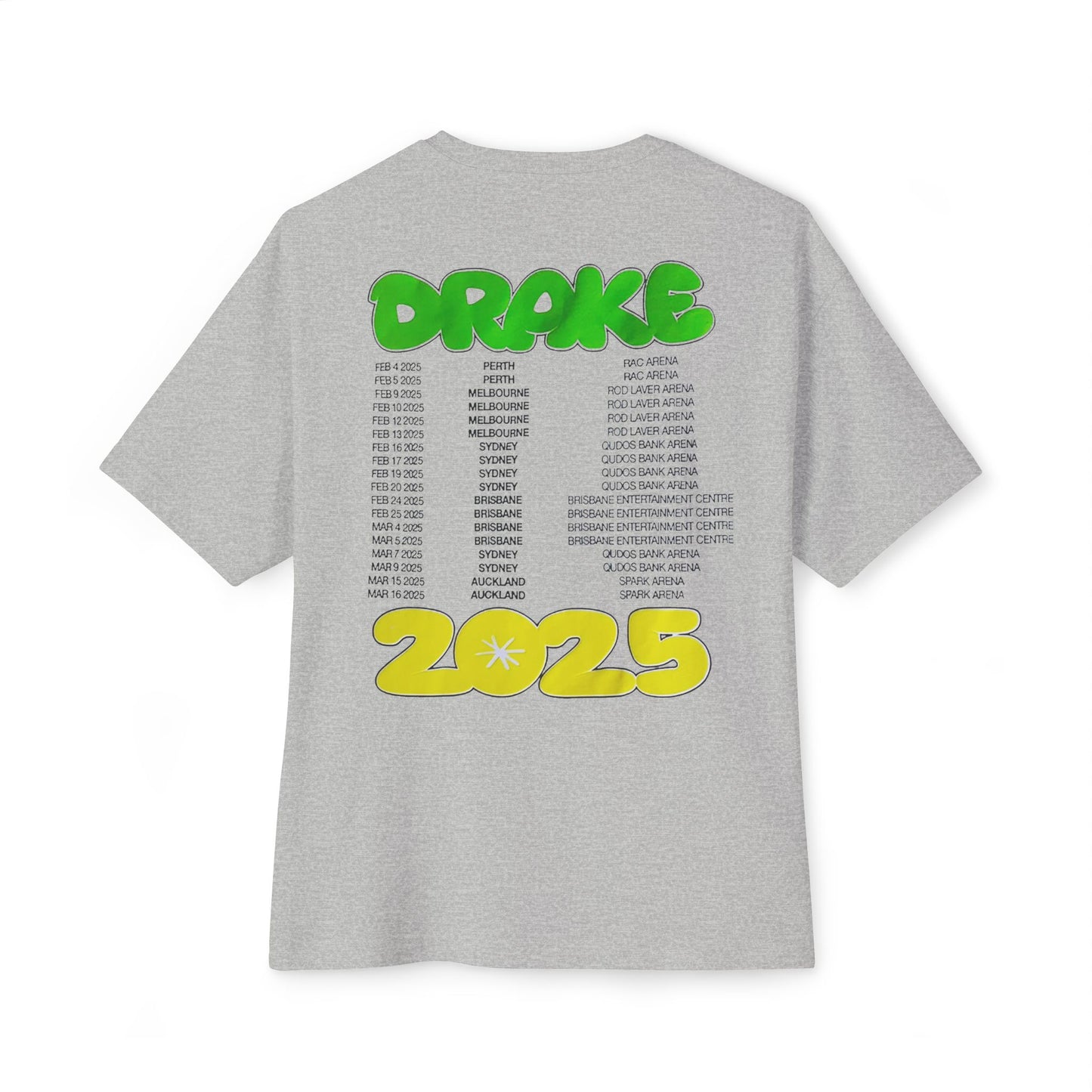 Anita Max Win 2025 Tour Merch | Tour Dates T-shirt (Gray)
