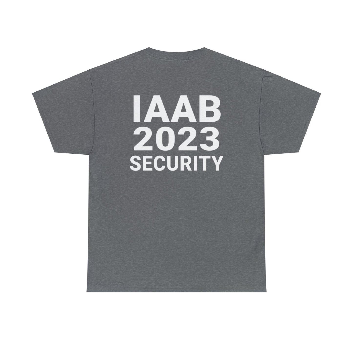 IAAB 2023-2024 Tour | It's All A Blur Tour Security T-Shirt - Heavy Cotton Quality | 5 Colors