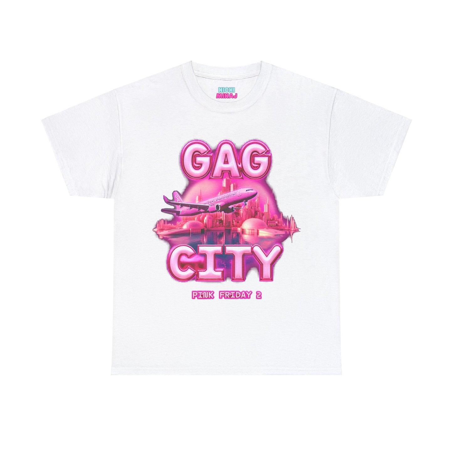 Nicki Pink Friday 2 World Tour | Gag City T-shirt | 5 Colors - Heavy Cotton Quality
