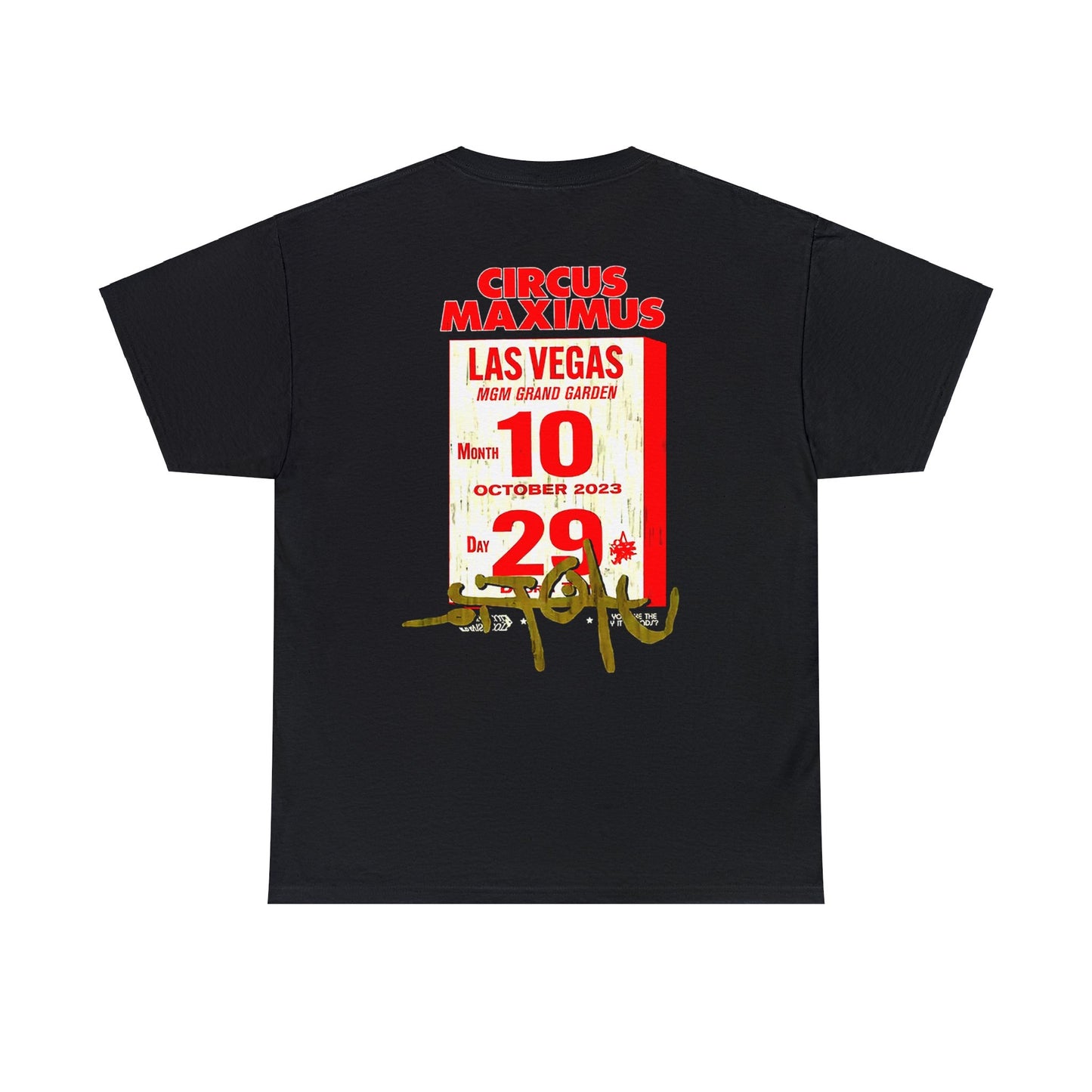 Circus Maximus Tour Merch | Las Vegas Nevada Exclusive T-shirt | 5 Colors - Heavy Cotton Quality