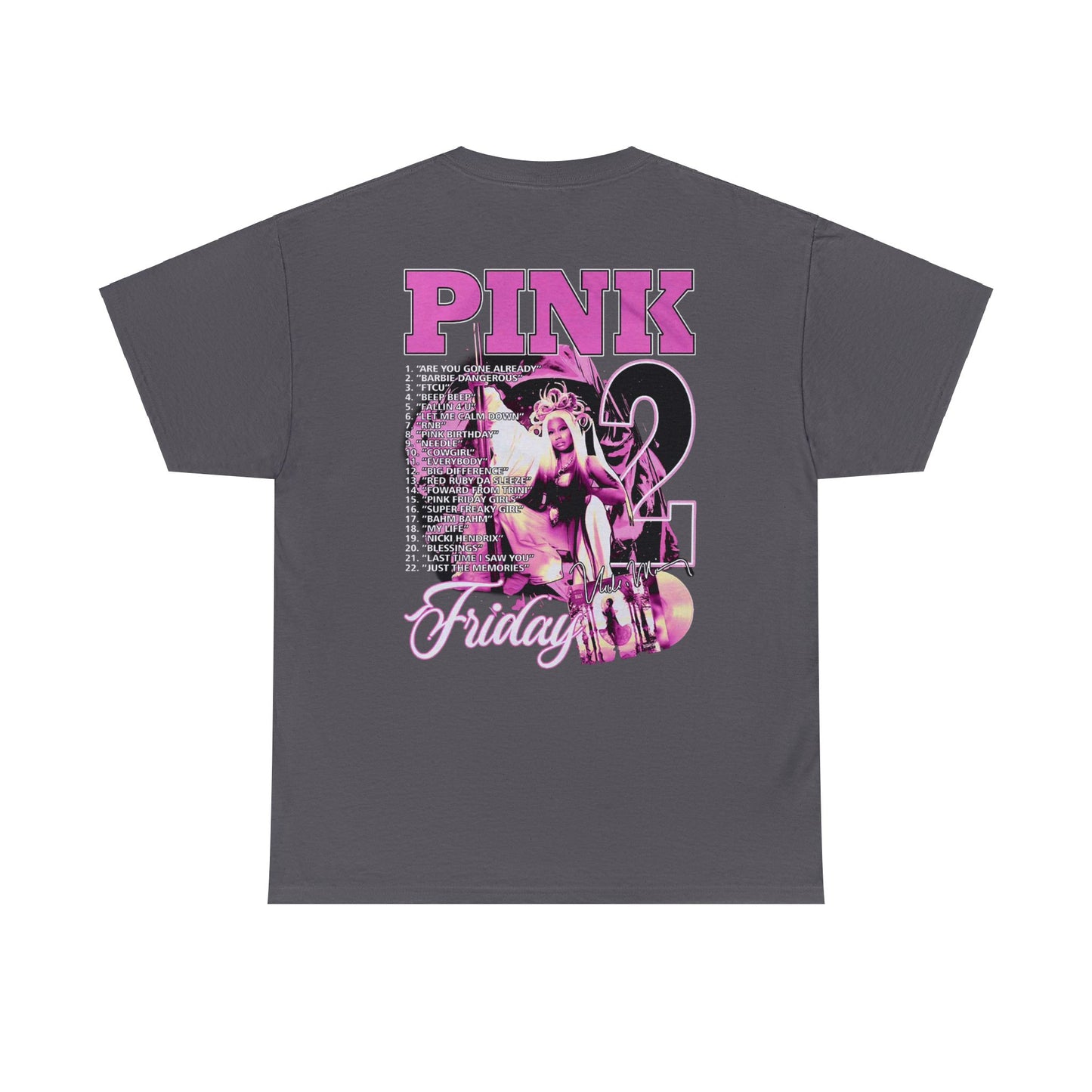 Pink Friday 2 Alternative Graphic Album T-shirt | 5 Colors - Heavy Cotton Quality
