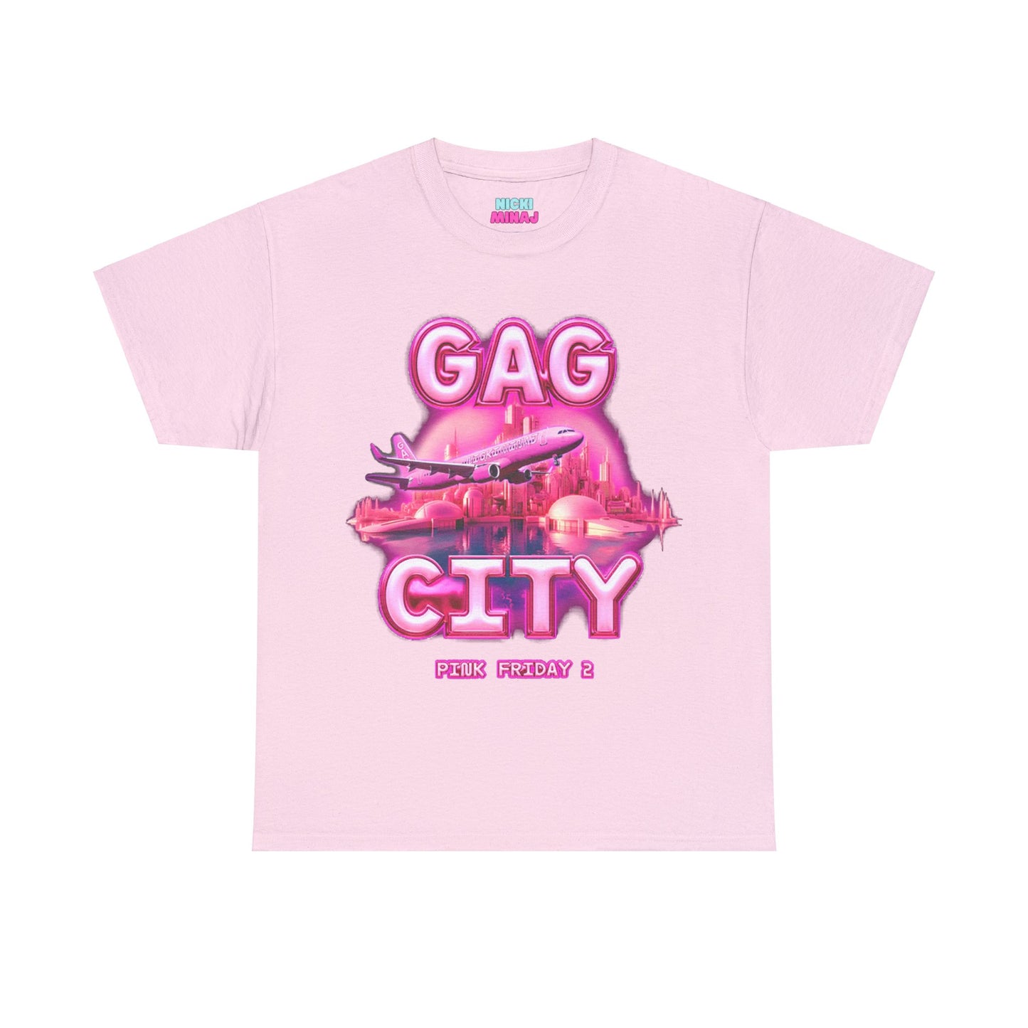 Nicki Pink Friday 2 World Tour | Gag City T-shirt | 5 Colors - Heavy Cotton Quality