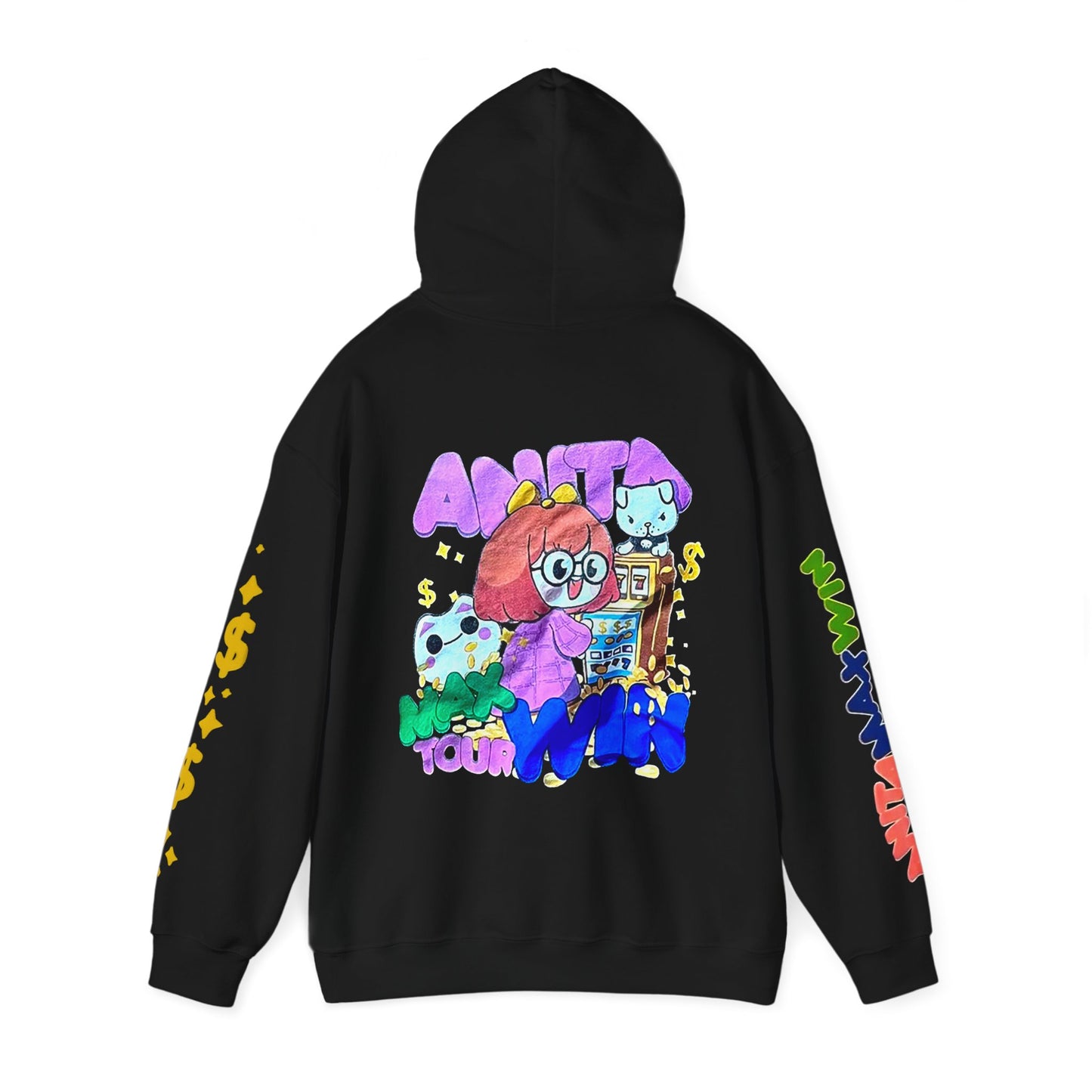 Anita Max Win 2025 Tour Merch | Slot Machine Hoodie (Black)