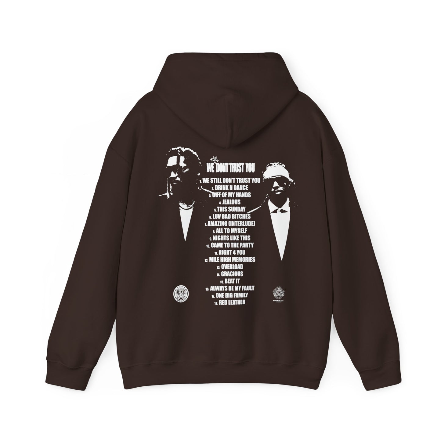 FUTURE & METRO HOODIE | WE STILL DON'T TRUST YOU ALBUM TRACK LIST GRAPHIC 2 | 2 COLORS