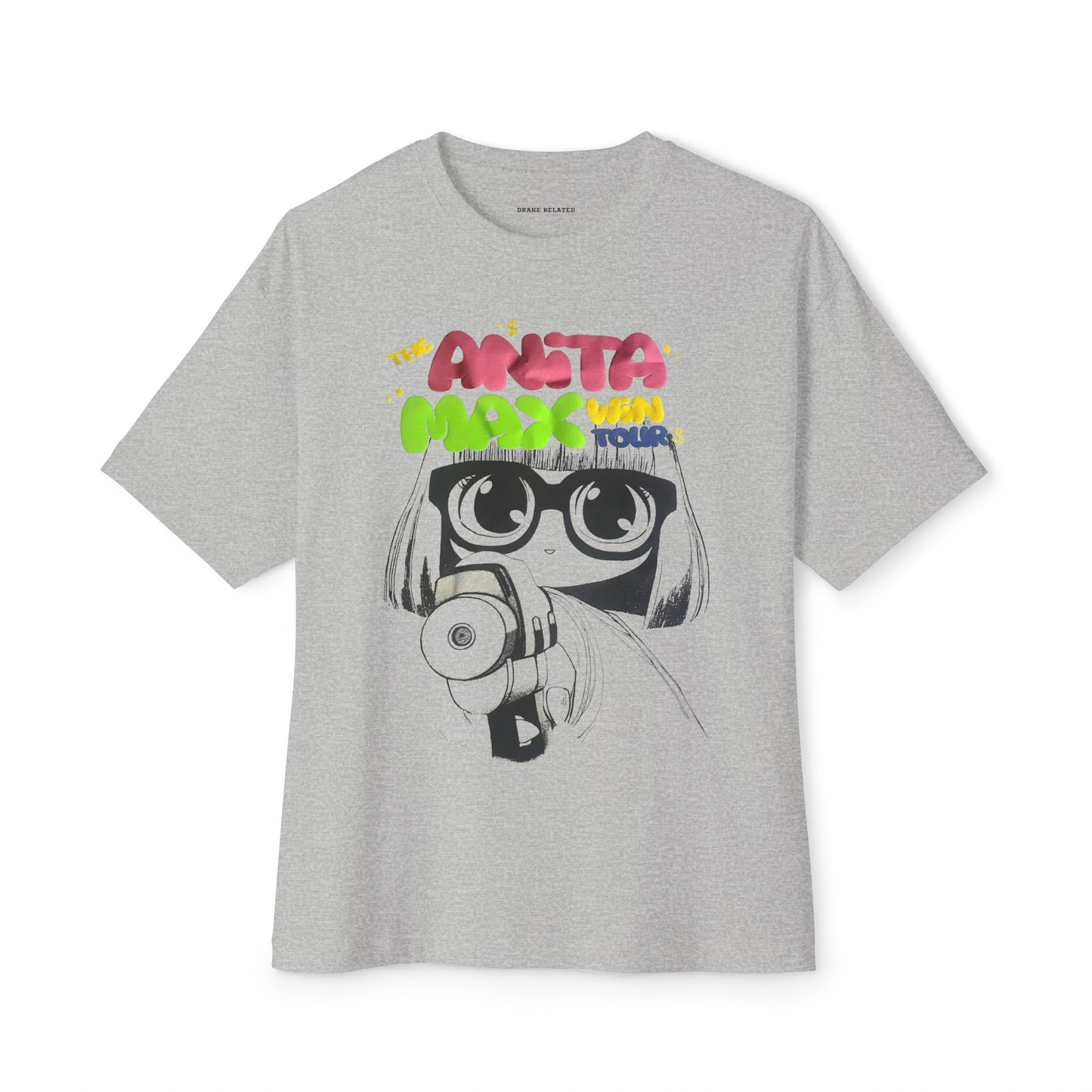 Anita Max Win 2025 Tour Merch | Tour Dates T-shirt (Gray)