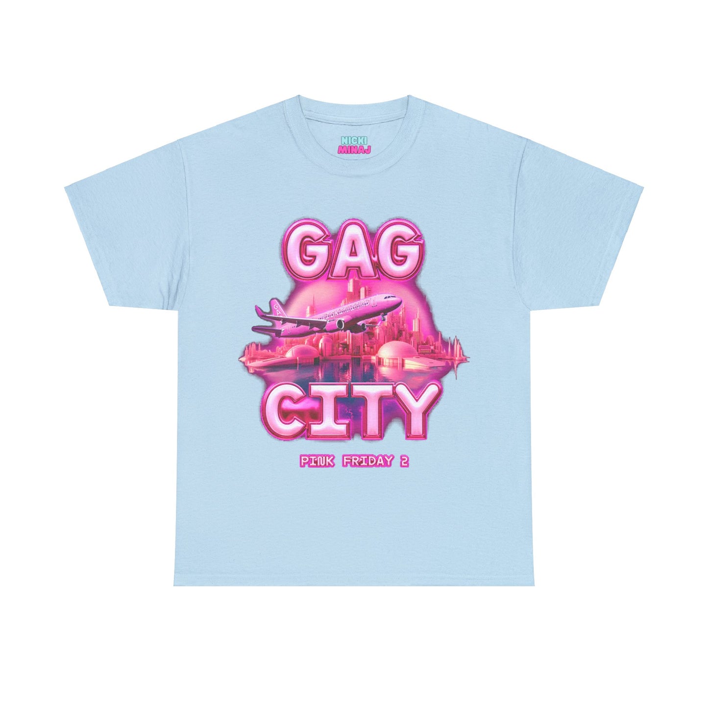 Nicki Pink Friday 2 World Tour | Gag City T-shirt | 5 Colors - Heavy Cotton Quality
