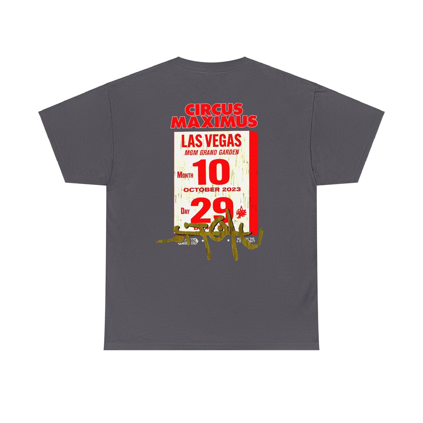 Circus Maximus Tour Merch | Las Vegas Nevada Exclusive T-shirt | 5 Colors - Heavy Cotton Quality