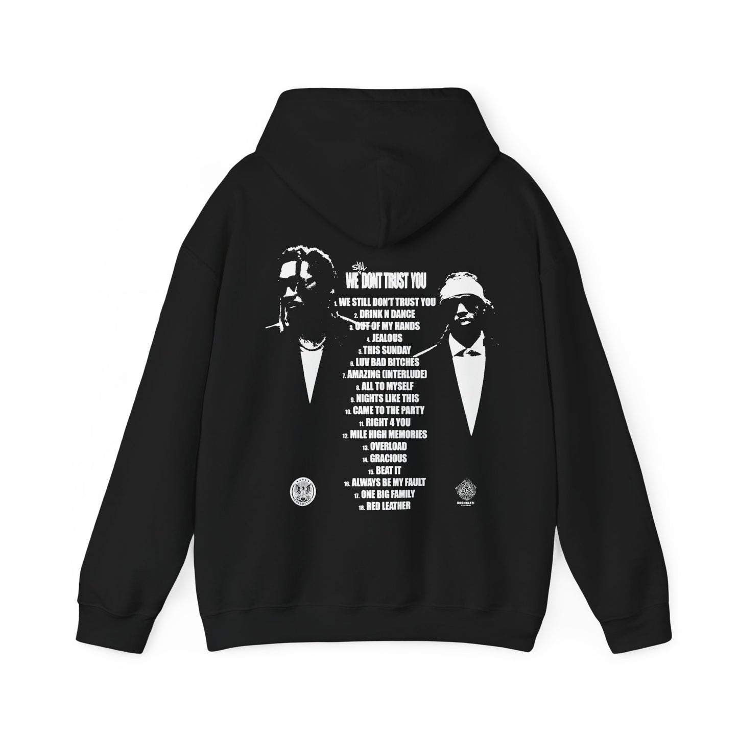 FUTURE & METRO HOODIE | WE STILL DON'T TRUST YOU ALBUM TRACK LIST GRAPHIC 2 | 2 COLORS