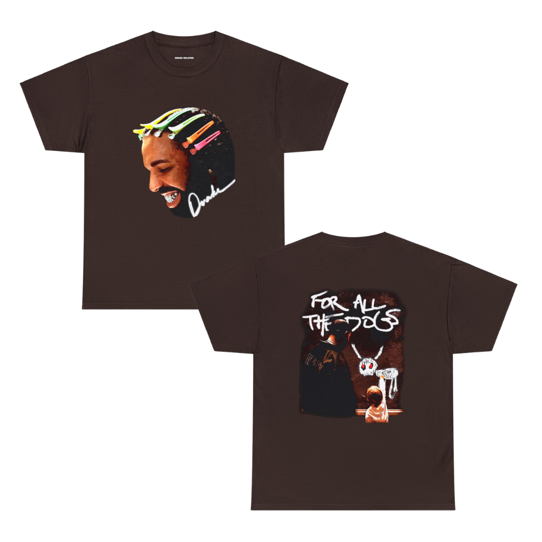 For All The Dogs Album | 8am In Charlotte Graphic T-shirt | Heavy Cotton Quality - 4 Colors