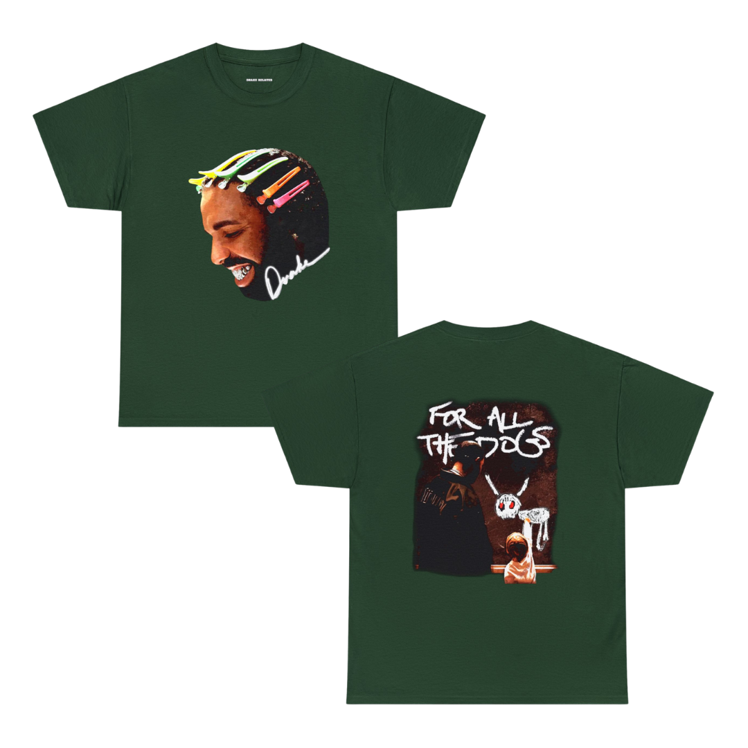 For All The Dogs Album | 8am In Charlotte Graphic T-shirt | Heavy Cotton Quality - 4 Colors