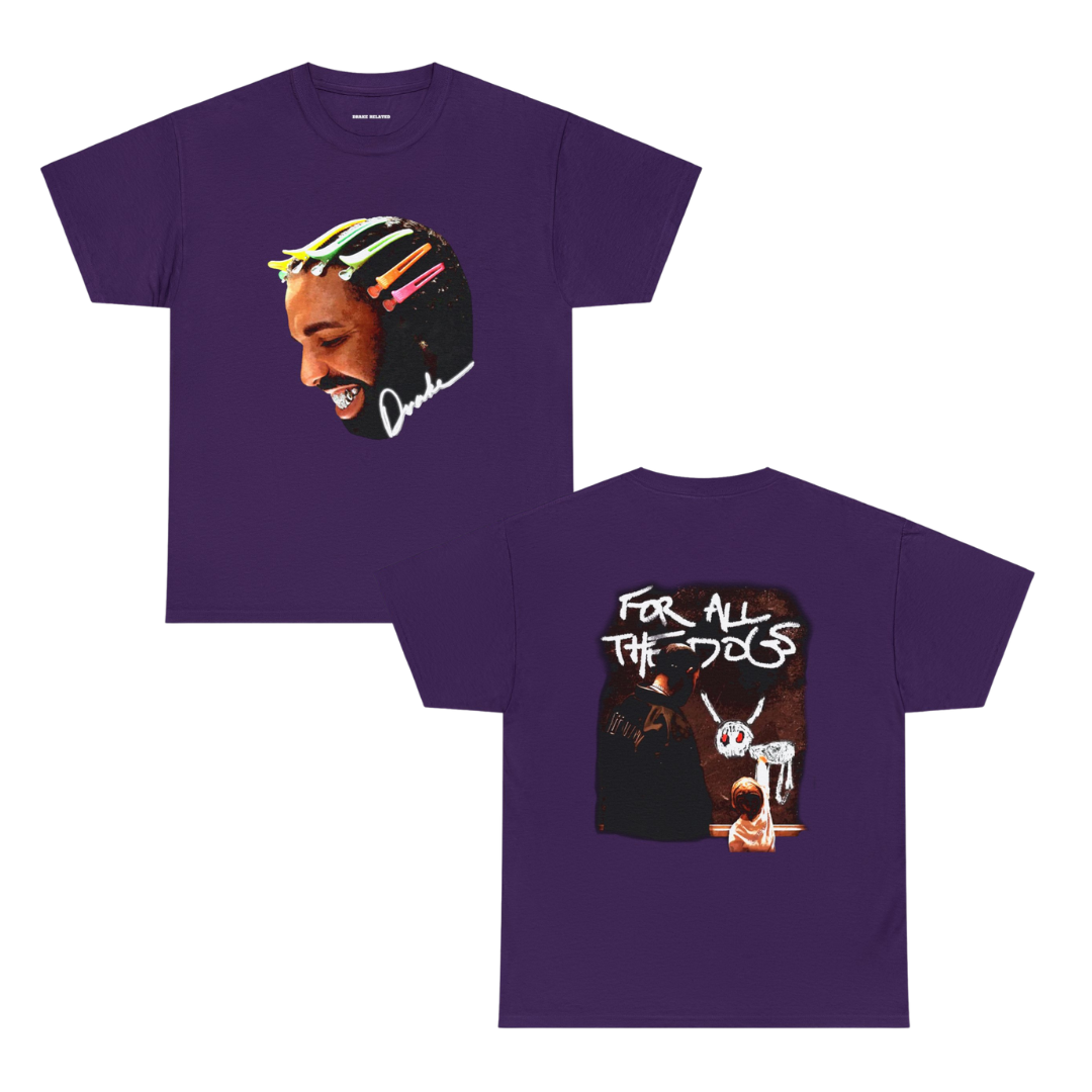 For All The Dogs Album | 8am In Charlotte Graphic T-shirt | Heavy Cotton Quality - 4 Colors