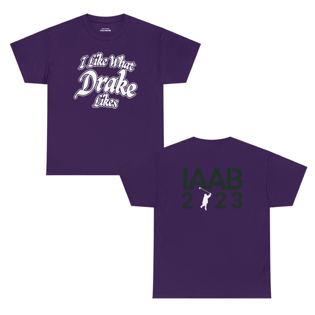 IAAB 2023-2024 Tour | I Like What Drake Likes T-Shirt | 5 Colors - Heavy Cotton Quality
