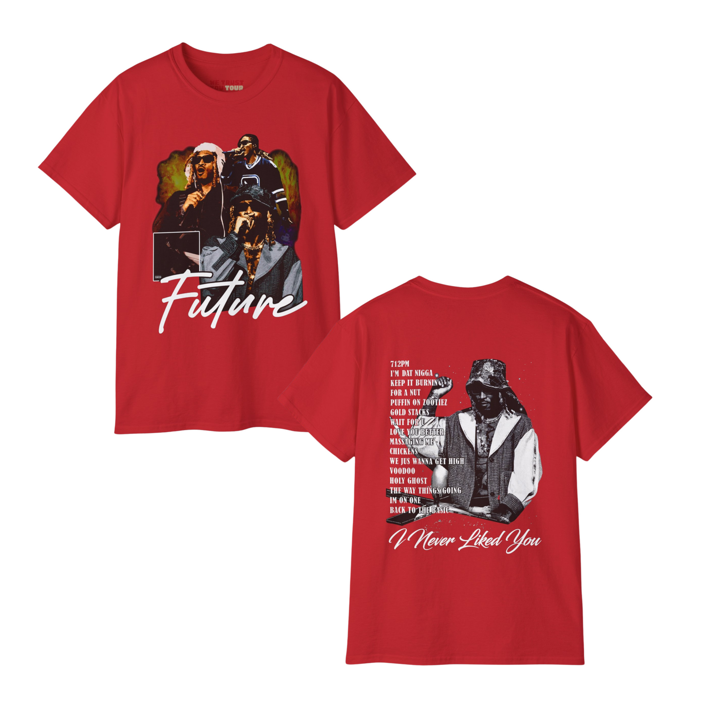 FUTURE "I NEVER LIKED YOU" ALBUM TRACKLIST T-SHIRT
