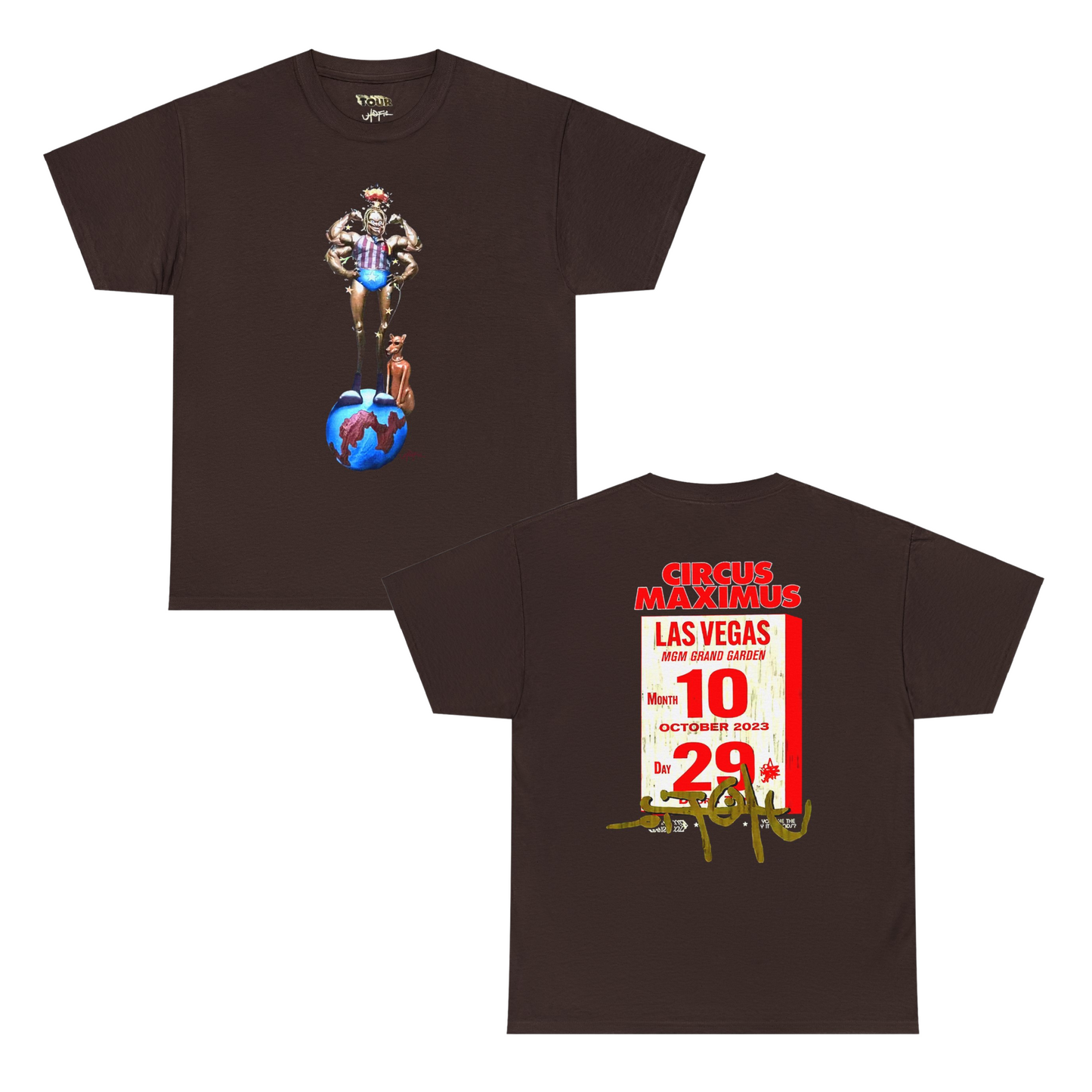 Circus Maximus Tour Merch | Las Vegas Nevada Exclusive T-shirt | 5 Colors - Heavy Cotton Quality