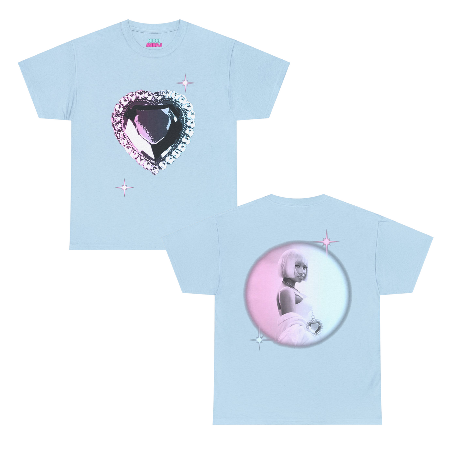 Pink Friday 2 World Tour | Hearts T-shirt | 5 Colors - Heavy Cotton Quality