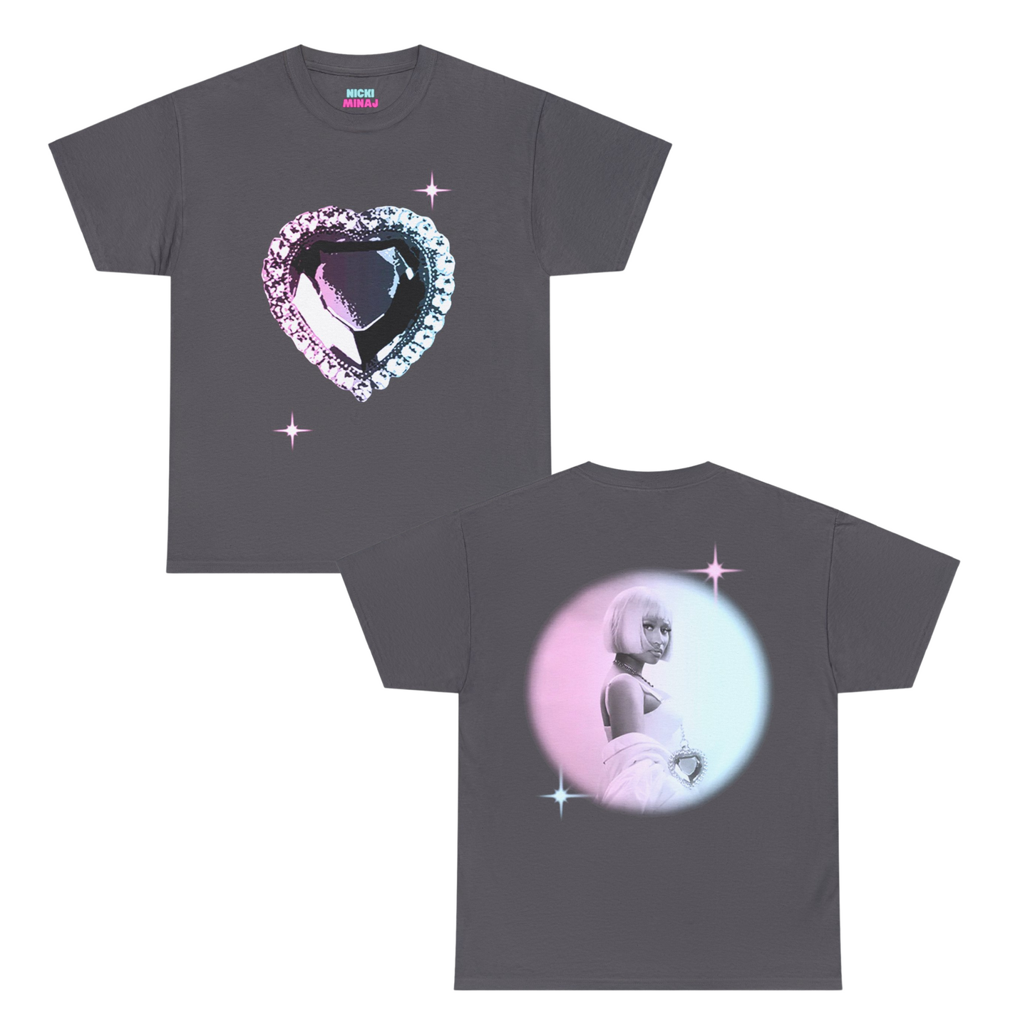Pink Friday 2 World Tour | Hearts T-shirt | 5 Colors - Heavy Cotton Quality
