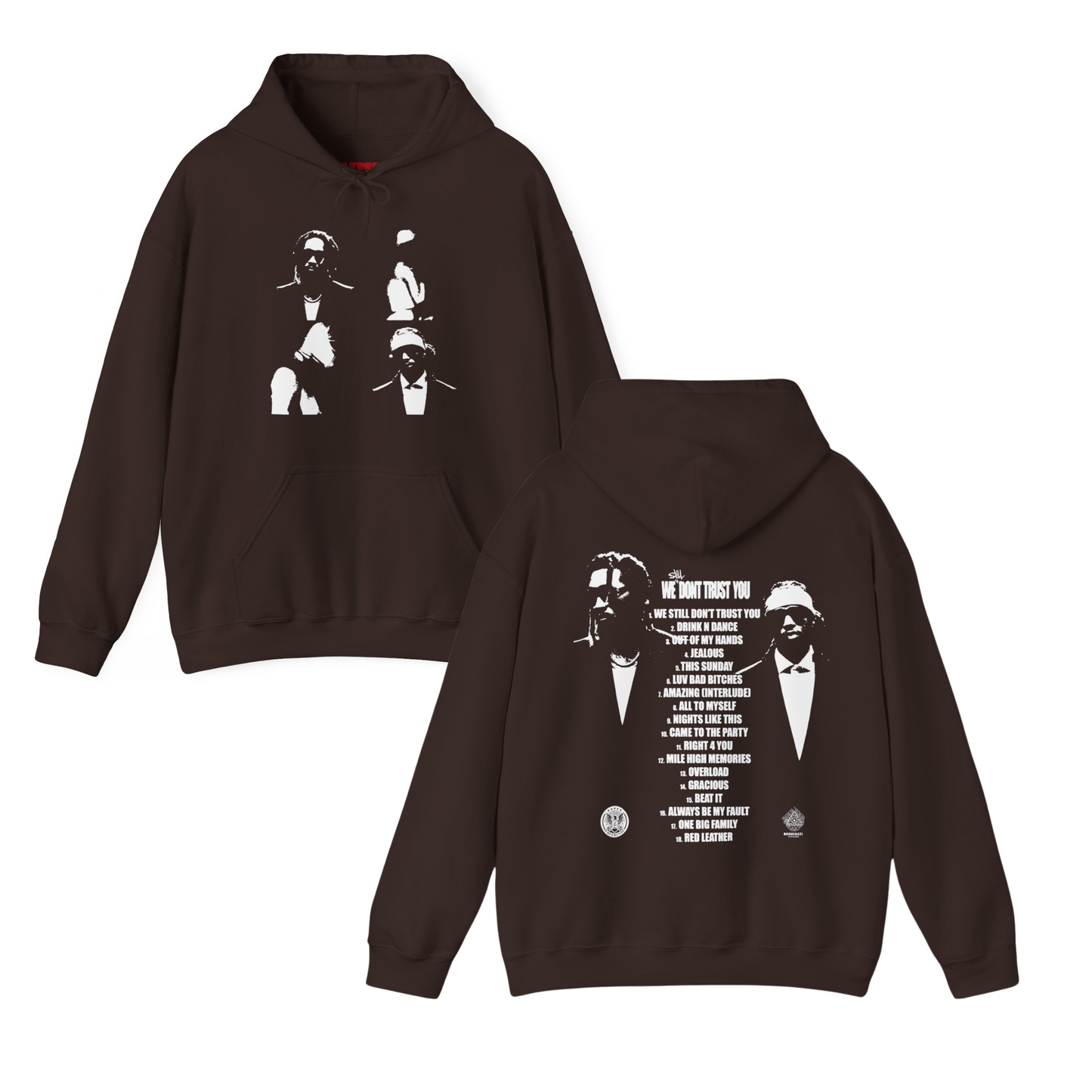 FUTURE & METRO HOODIE | WE STILL DON'T TRUST YOU ALBUM TRACK LIST GRAPHIC 2 | 2 COLORS