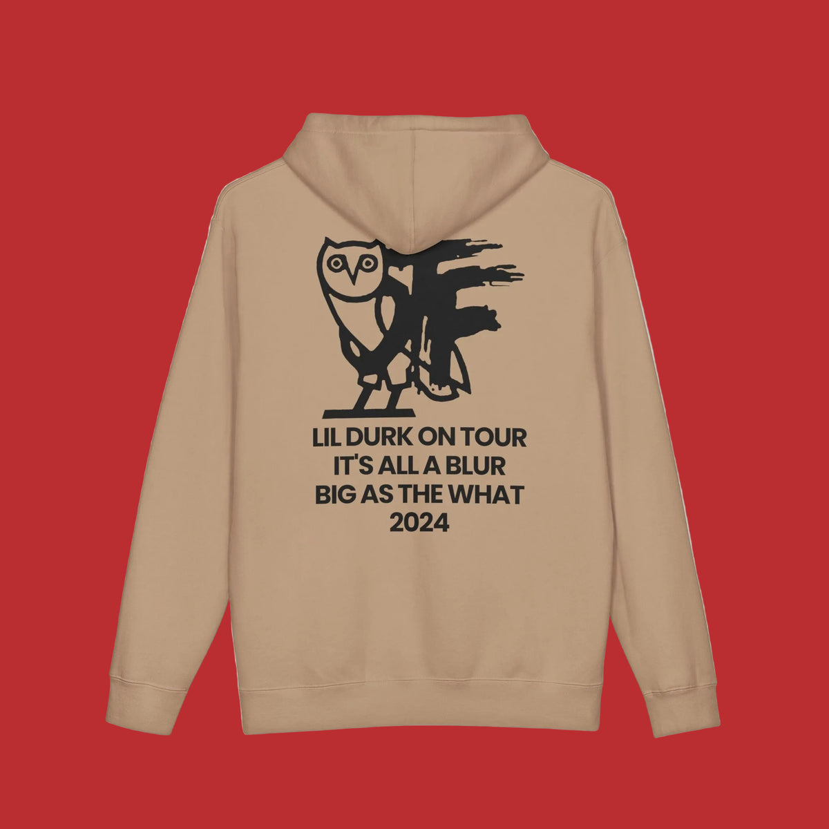 OTF Only The Family On Tour Hoodie | Big As The What Tour | Heavyweight Cotton (10z)
