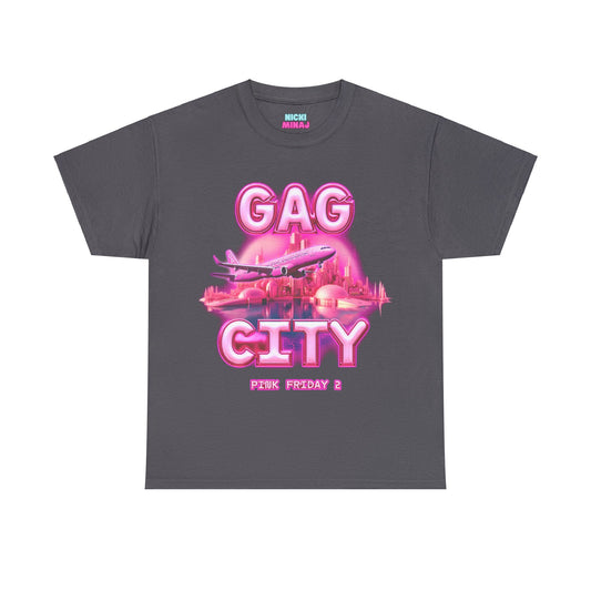 Nicki Pink Friday 2 World Tour | Gag City T-shirt | 5 Colors - Heavy Cotton Quality