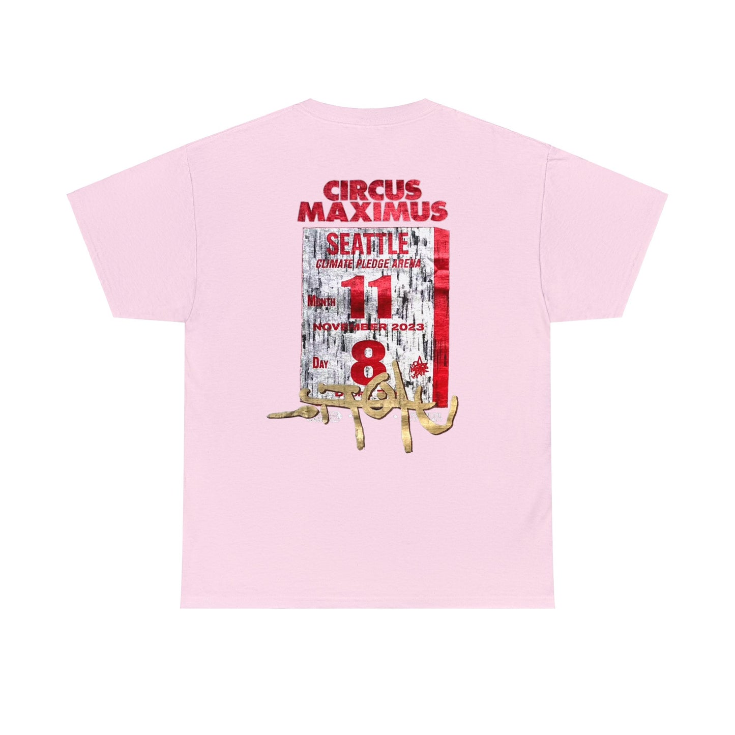 Circus Maximus Tour Merch | Seattle Washington Exclusive T-shirt | 5 Colors - Heavy Cotton Quality