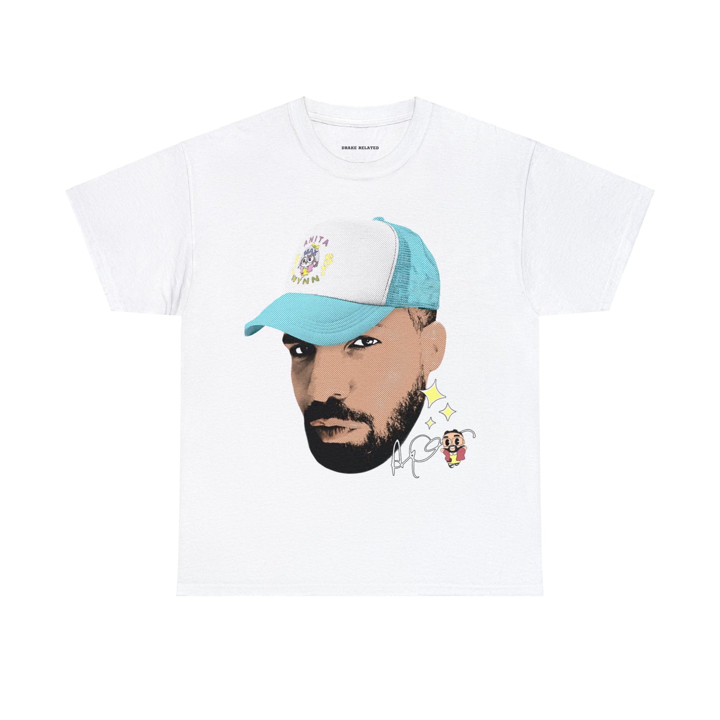 Anita Max Wynn Hat Exclusive Graphic T-shirt | 5 Colors - Heavy Cotton Quality