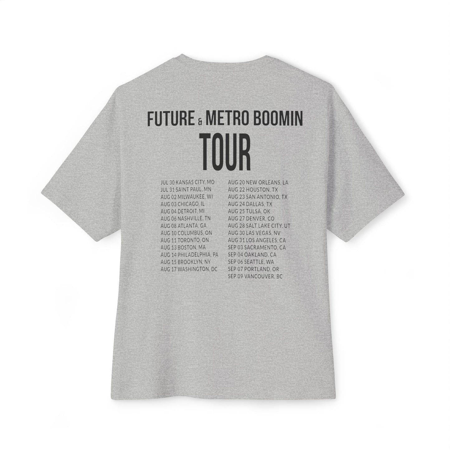 LIMITED ON TOUR RELEASE | WDTY Heartbreaker Tour Dates T-shirt (Black Ink) | We Trust You Tour Merch