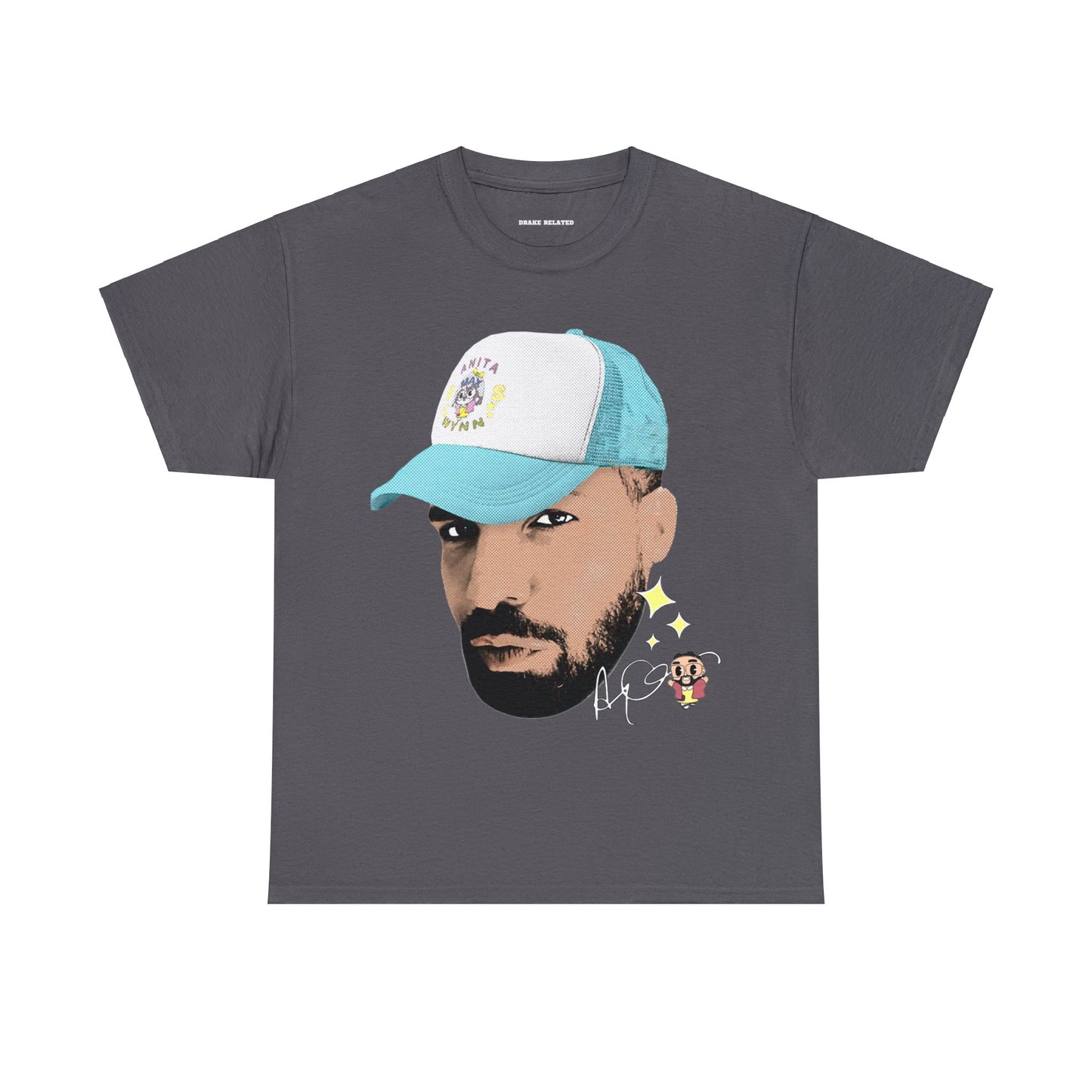 Anita Max Wynn Hat Exclusive Graphic T-shirt | 5 Colors - Heavy Cotton Quality