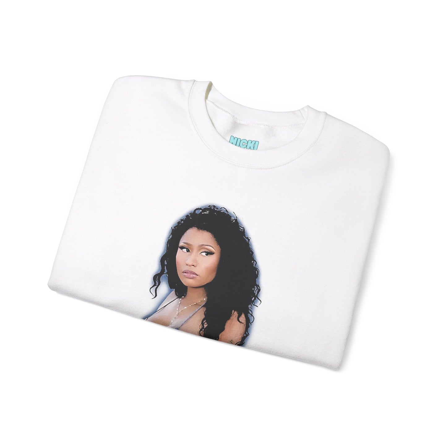 Online EXCLUSIVE | Nicki Minaj in Denim Crewneck