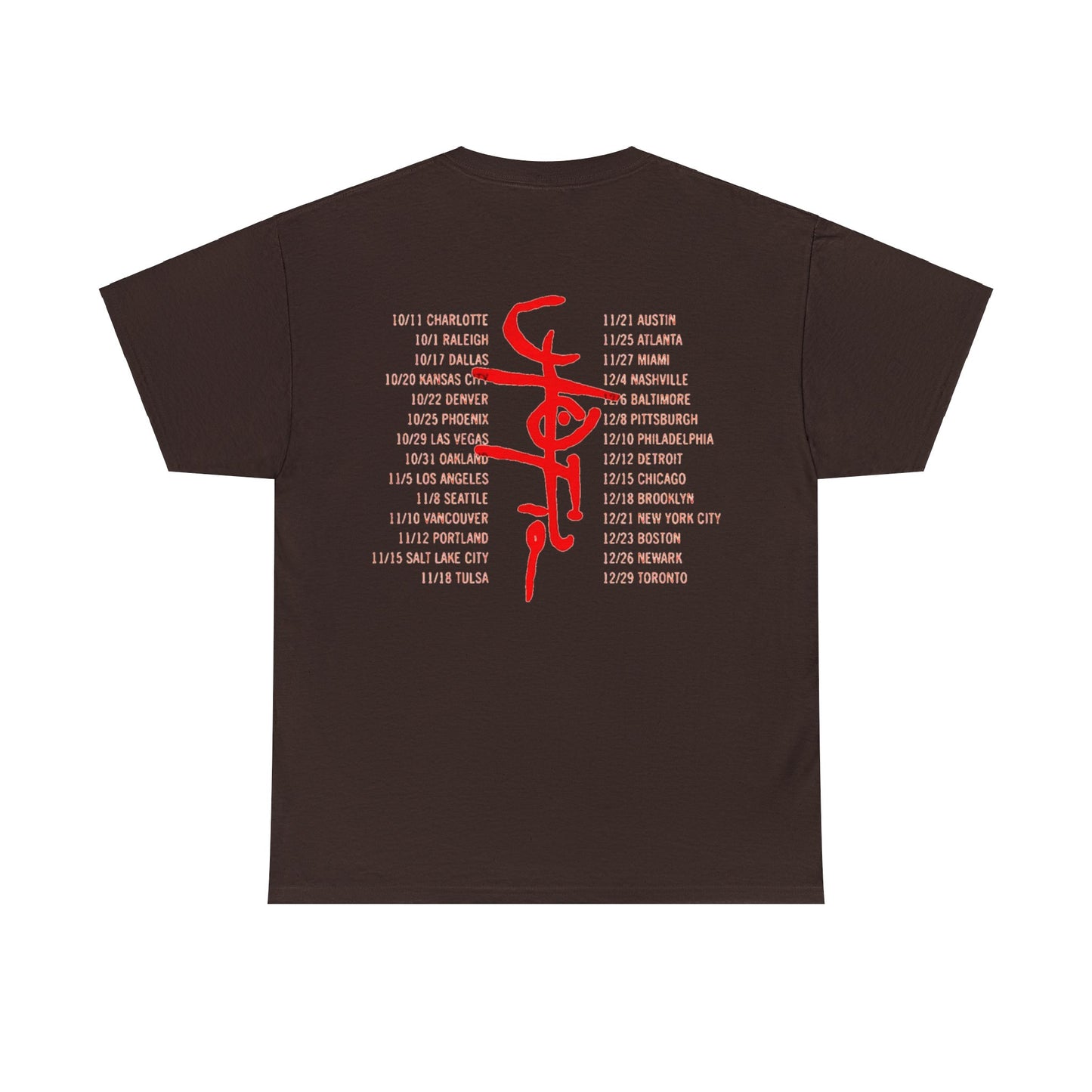 Circus Maximus Tour Merch | Tour Dates Exclusive T-shirt | 6 Colors - Heavy Cotton Quality