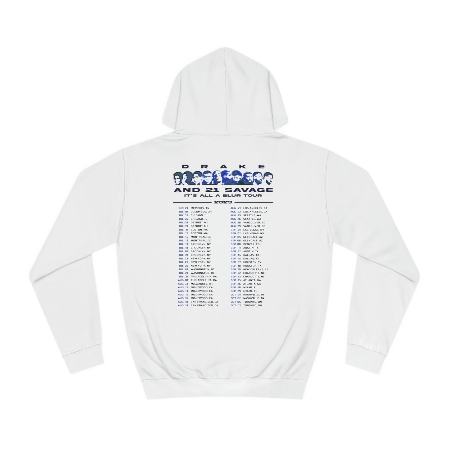 IAAB Tour Merch | Tour Name, Dates & Cities Hoodie | 5 Colors