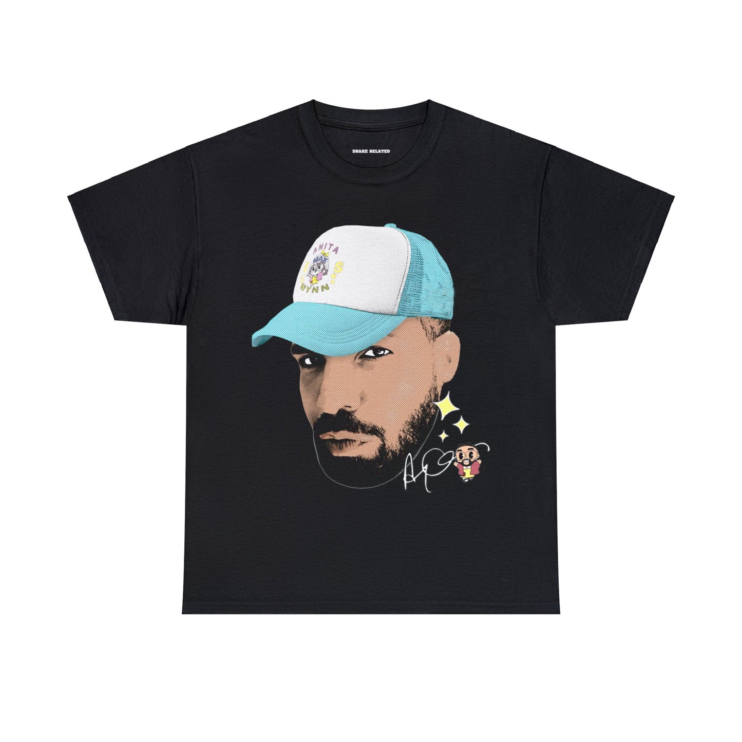 Anita Max Wynn Hat Exclusive Graphic T-shirt | 5 Colors - Heavy Cotton Quality