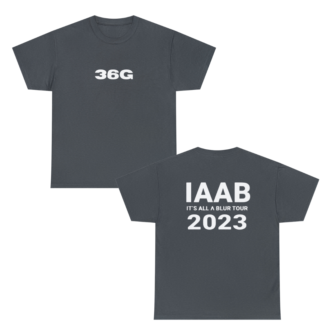 IAAB 2023-2024 Tour | 36G Bra Girl IAAB Exclusive T-Shirt - Heavy Cotton Quality | 6 Colors