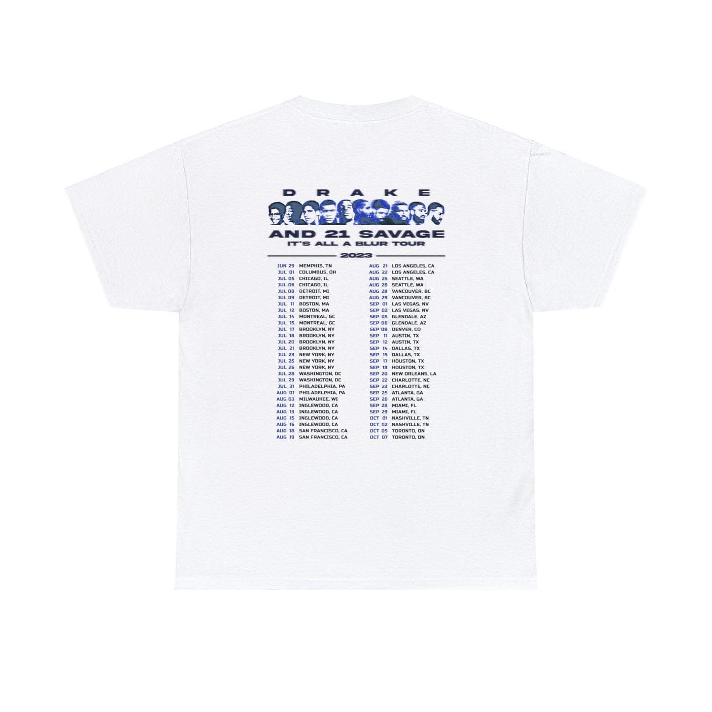 IAAB 2023-2024 Tour | Tour Dates & Cities T-Shirt - Heavy Cotton Quality | 4 Colors