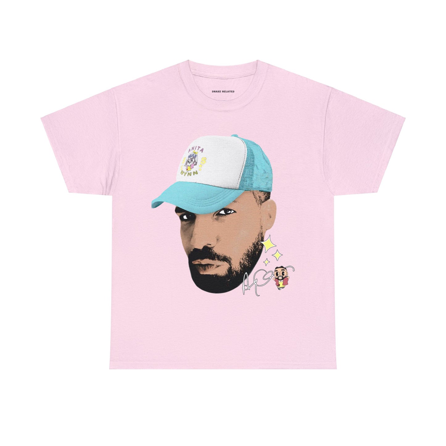 Anita Max Wynn Hat Exclusive Graphic T-shirt | 5 Colors - Heavy Cotton Quality