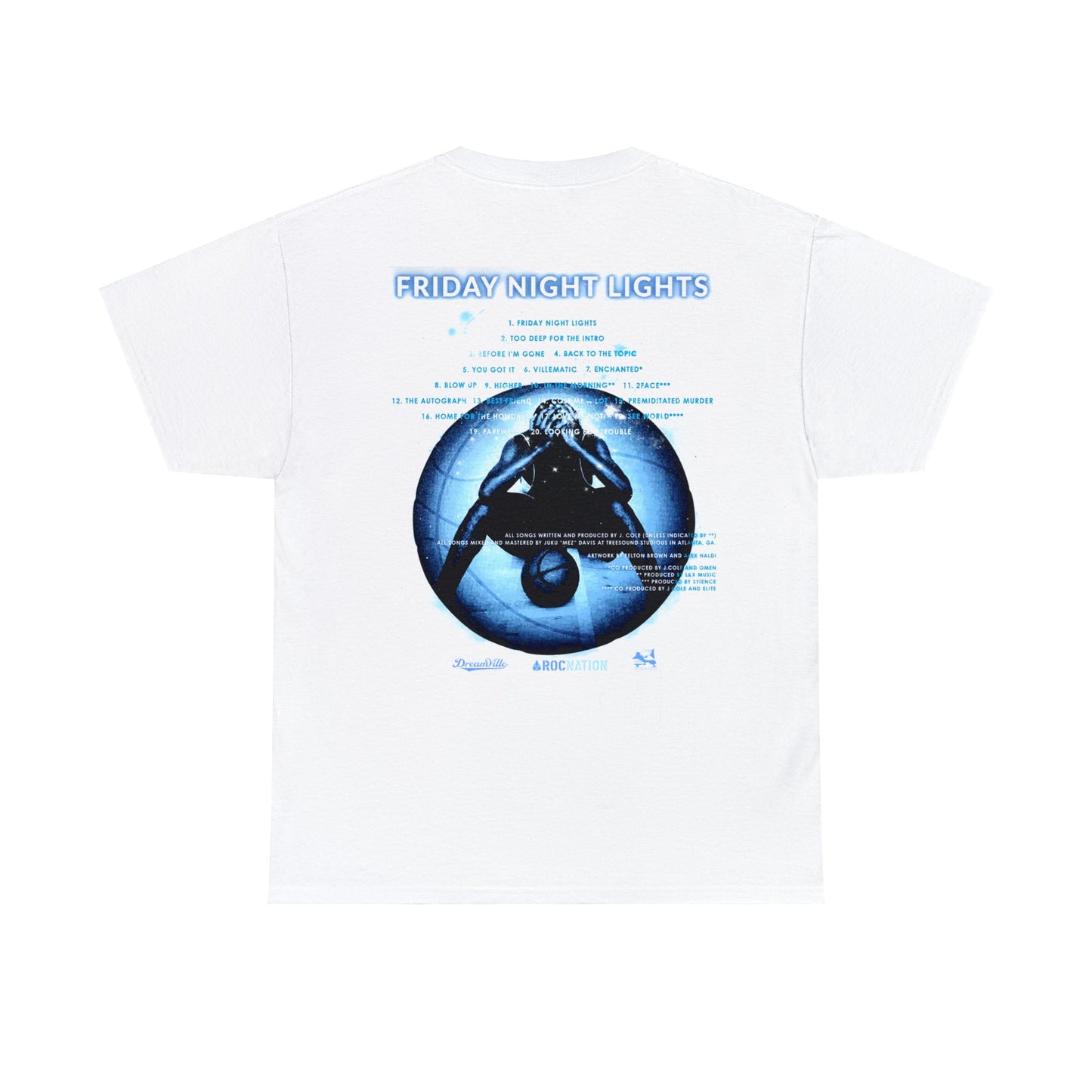 Friday Night Lights Album Merch | J Cole Online Exclusive T-shirt | 3 Colors - Heavy Cotton Quality