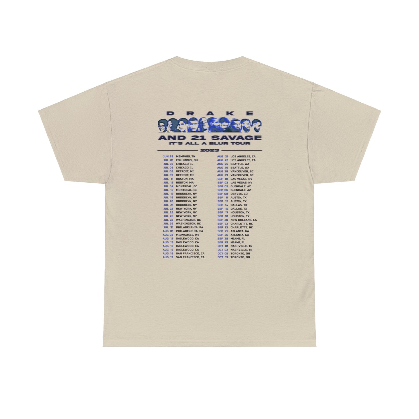 IAAB 2023-2024 Tour | Tour Dates & Cities T-Shirt - Heavy Cotton Quality | 4 Colors