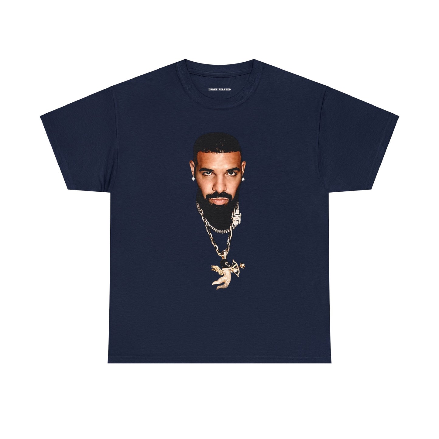 Drake Exclusive | Drake Head Chain T-shirt | 5 Colors - Heavy Cotton Quality