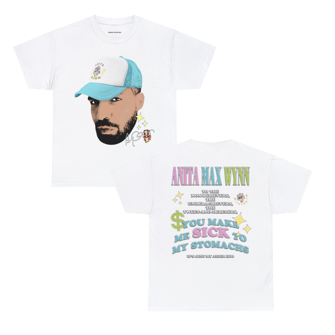 Anita Max Wynn Hat Exclusive Graphic T-shirt | 5 Colors - Heavy Cotton Quality