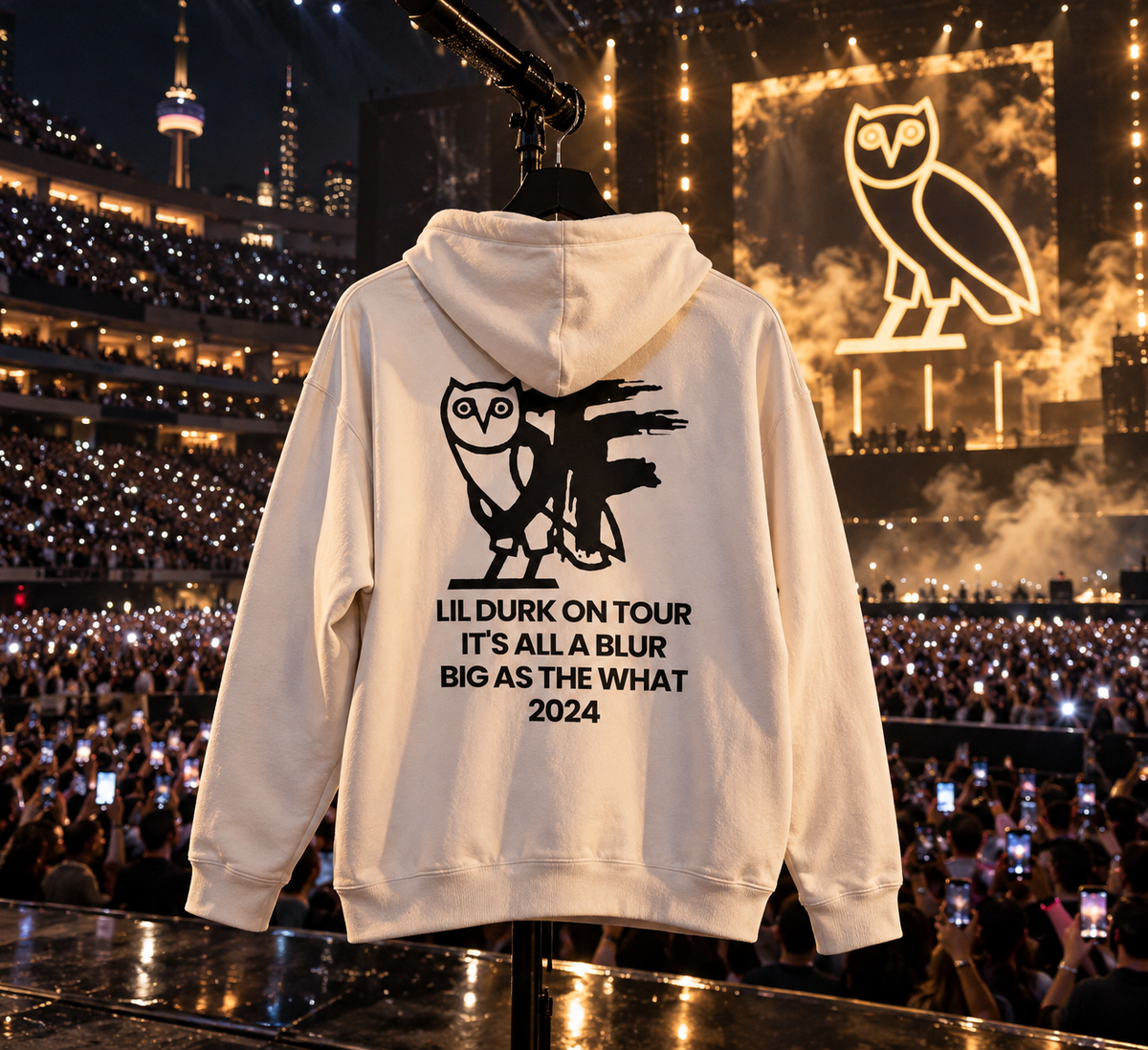 OTF Only The Family On Tour Hoodie | Big As The What Tour | Heavyweight Cotton (10z)