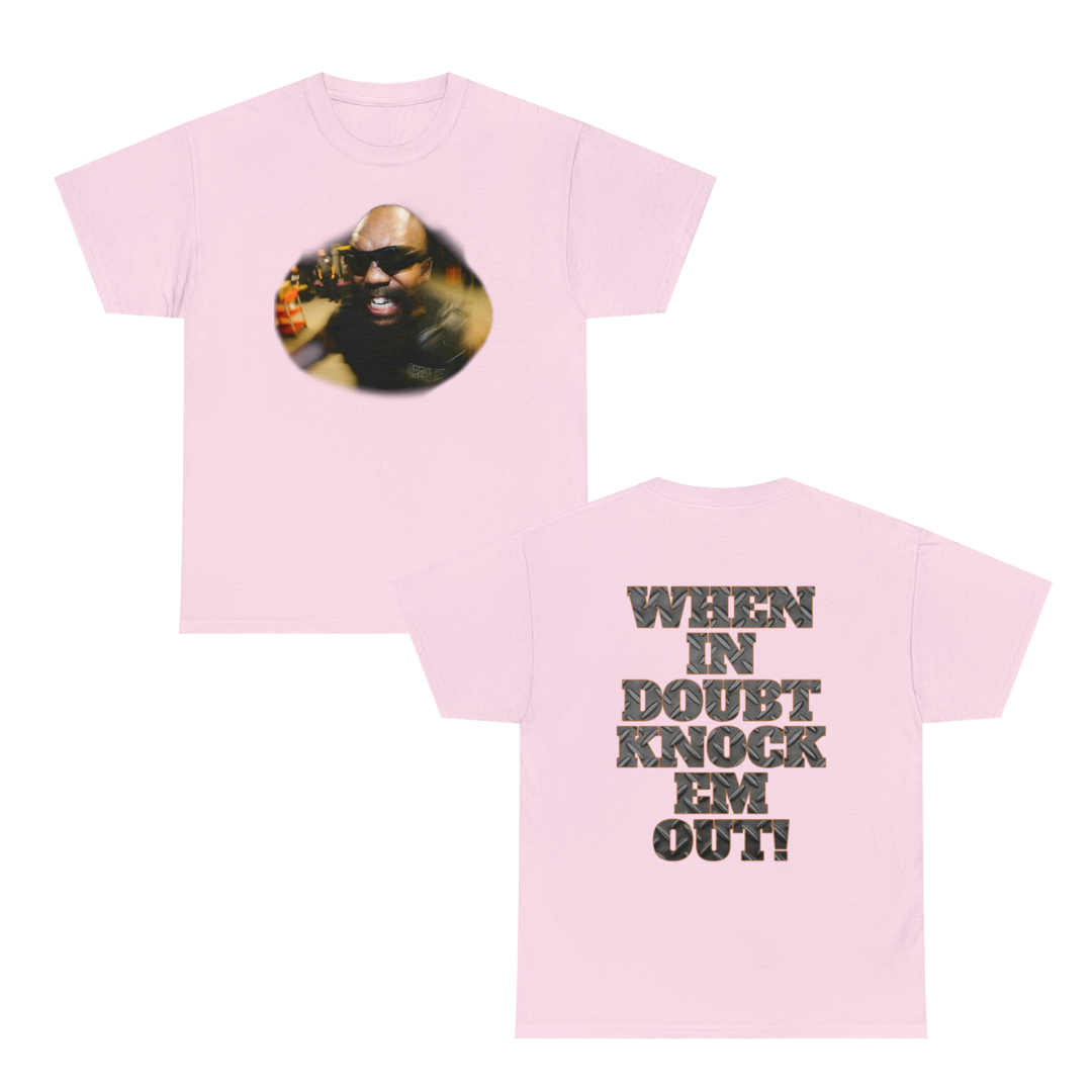 IAAB 2023-2024 Tour | When In Doubt Knock Em Out Heavy Cotton Quality T-Shirt | 6 Colors