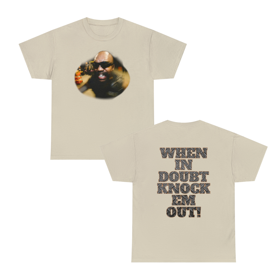 IAAB 2023-2024 Tour | When In Doubt Knock Em Out Heavy Cotton Quality T-Shirt | 6 Colors