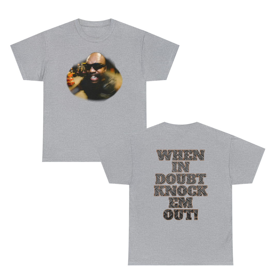 IAAB 2023-2024 Tour | When In Doubt Knock Em Out Heavy Cotton Quality T-Shirt | 6 Colors