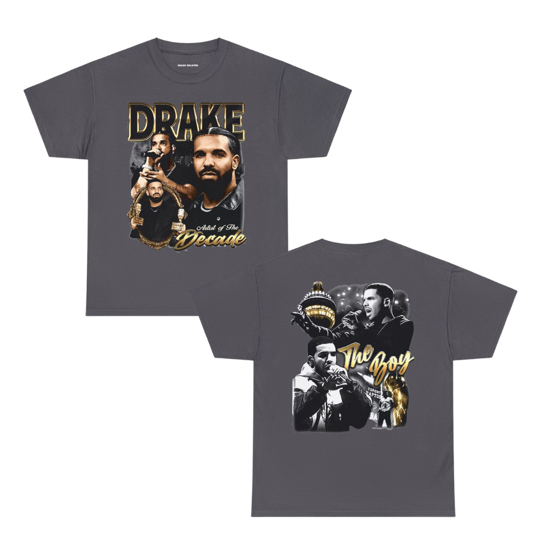 Drake Exclusive | Artist Of The Decade T-shirt | 6 Colors - Heavy Cotton Quality