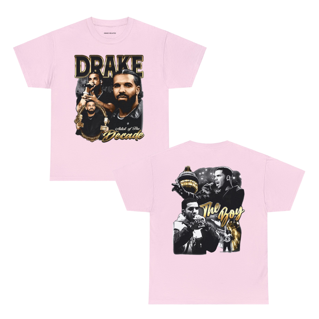 Drake Exclusive | Artist Of The Decade T-shirt | 6 Colors - Heavy Cotton Quality