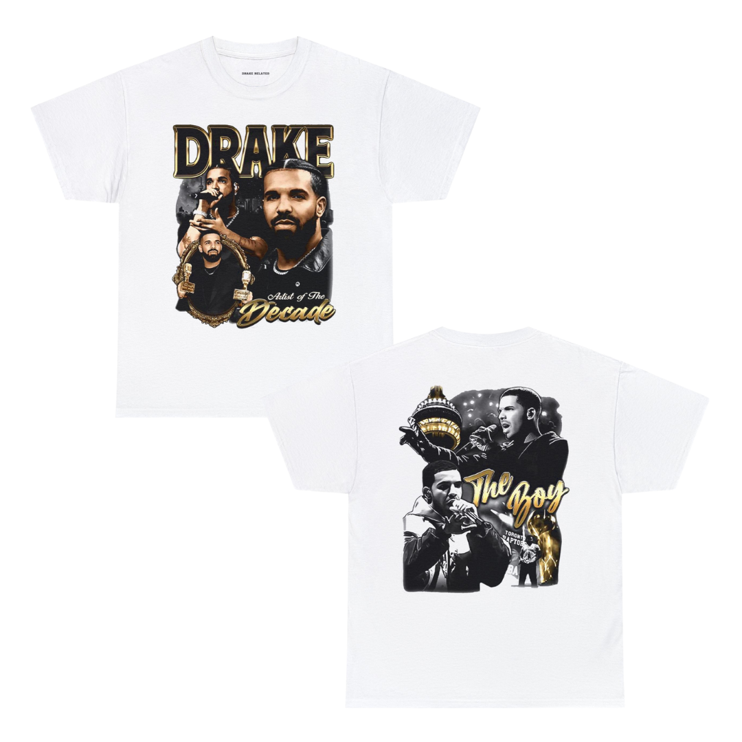 Drake Exclusive | Artist Of The Decade T-shirt | 6 Colors - Heavy Cotton Quality