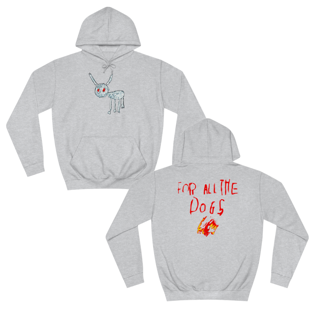 For All The Dogs Album | Heavy Cotton Quality Album Cover Hoodie | 6 Colors